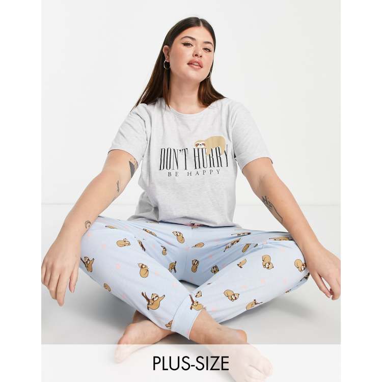 Sloth pyjamas new discount look