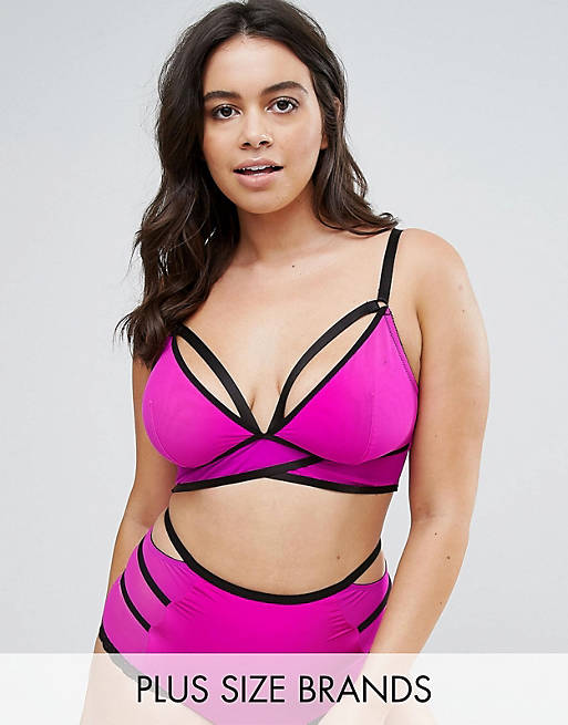 New Look Curve Strapping Bralette