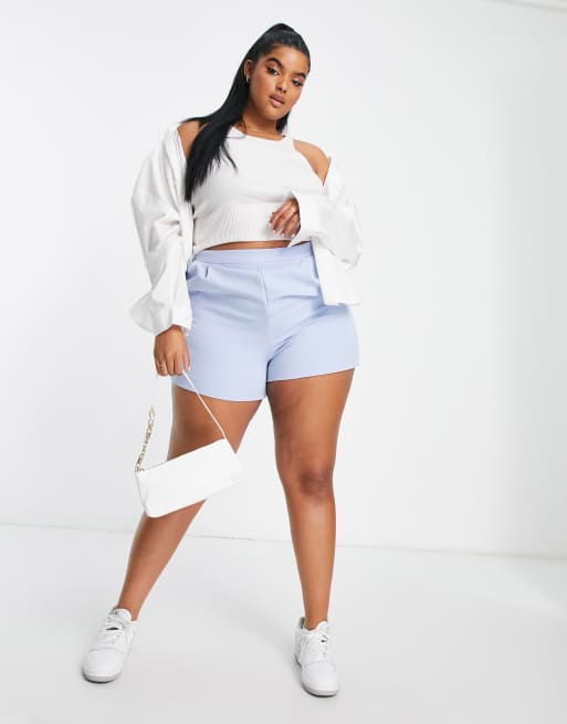 New look plus size sales shorts