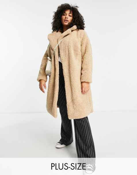 Trendy plus hot sale size coats