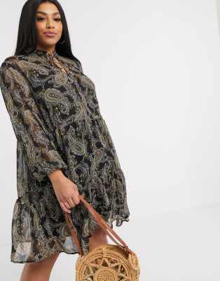 new look paisley dress