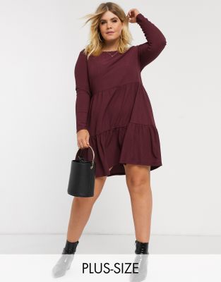 burgundy dresses asos