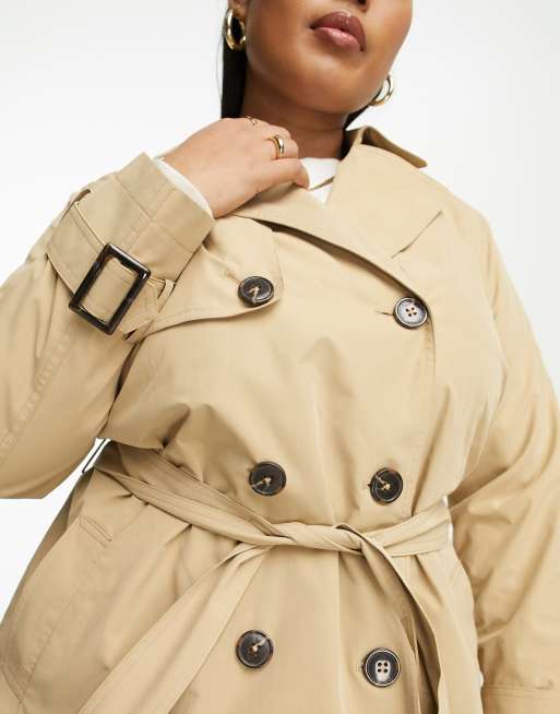 New look clearance overcoat in camel