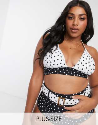new look plus size swimwear