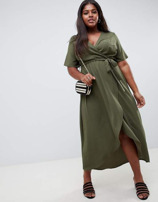 New Look Curve Wrap Dress ASOS