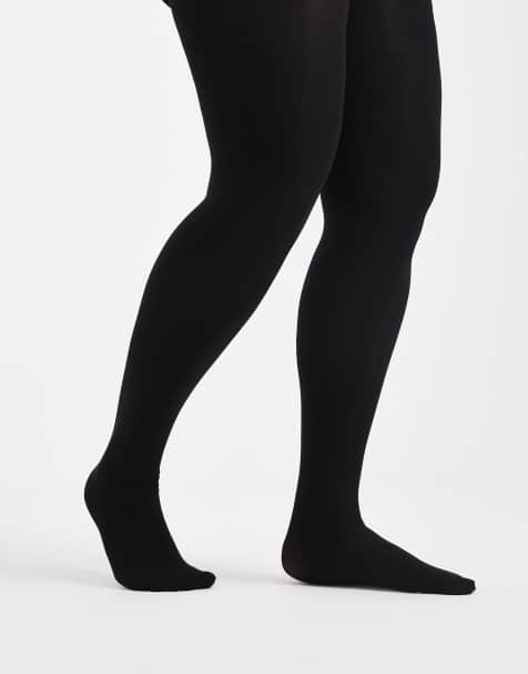 New Look Curve – Zestaw 2 par czarnych rajstop, 100 den - view 1