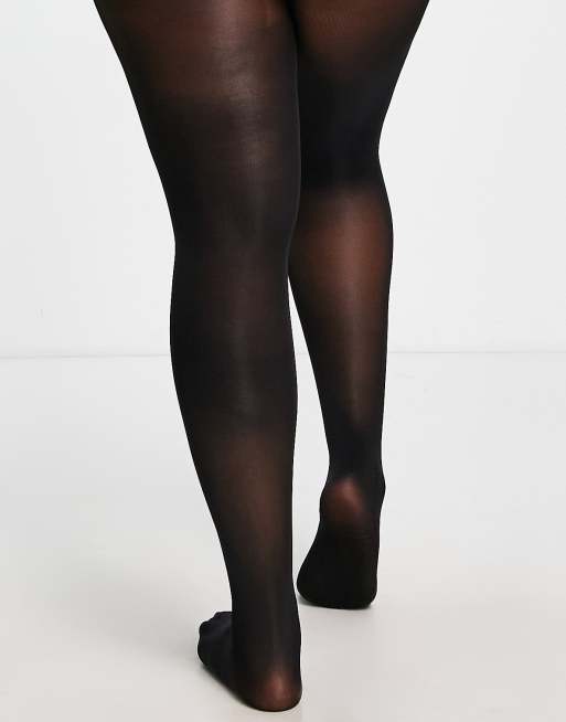 New Look Curve – Zestaw 2 par czarnych rajstop jakości premium 70 den, 2 z 4