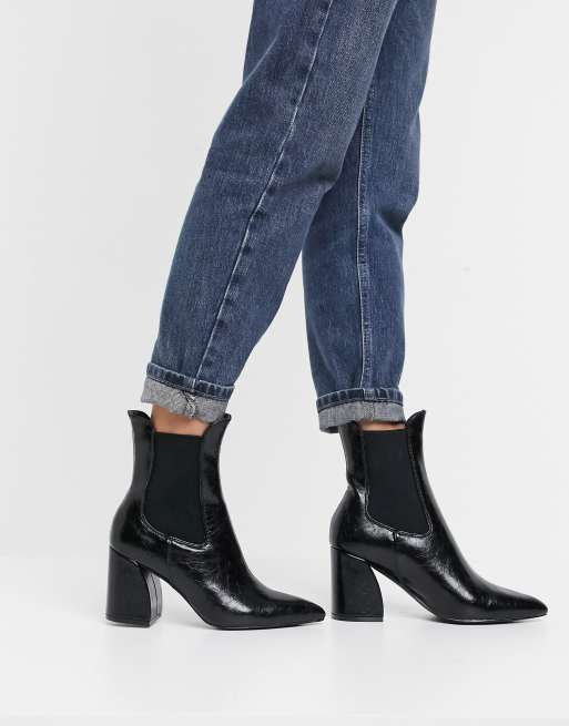 Newlook black 2024 ankle boots