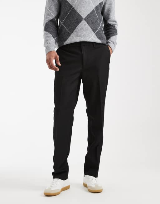 New Look – Czarne eleganckie spodnie o dopasowanym kroju, 2 z 5