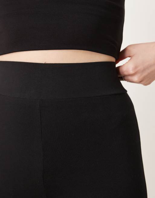 New Look – Czarne legginsy z rozszerzanymi nogawkami, 5 z 5
