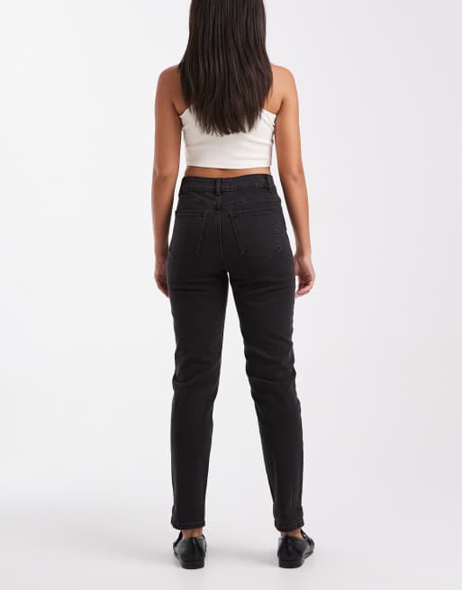 New Look – Czarne mom jeans, 2 z 5