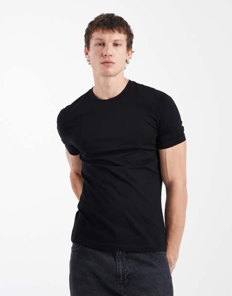 New Look – Czarny T-shirt o kroju podkreślającym sylwetkę - view 1