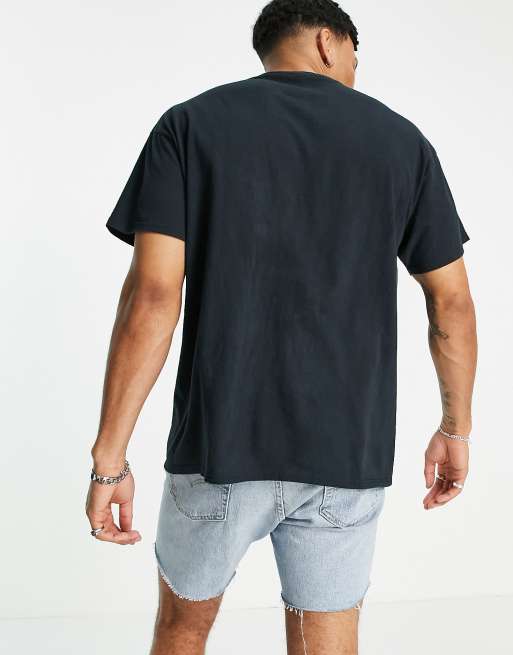 New Look – Czarny T-shirt oversize z nadrukiem Jimi'ego Hendrixa, 2 z 4