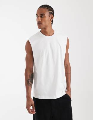 New Look - Débardeur oversize - Blanc
