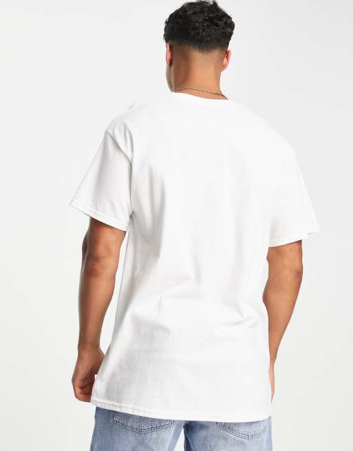 New Look def leopard t-shirt in white | ASOS