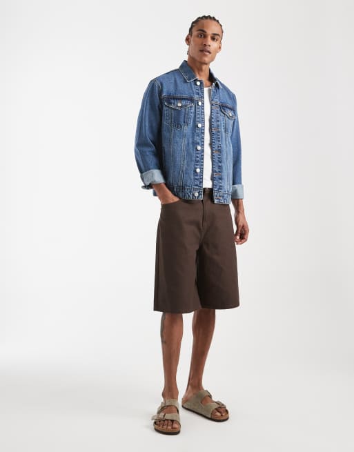 New Look - Denim jack in middenblauw, 2 van 5