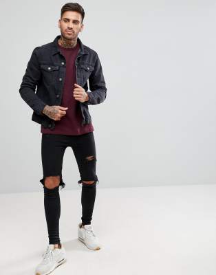 denim jacket men look