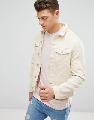 new look white denim jacket