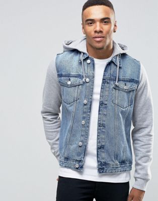 jersey with jean jacket