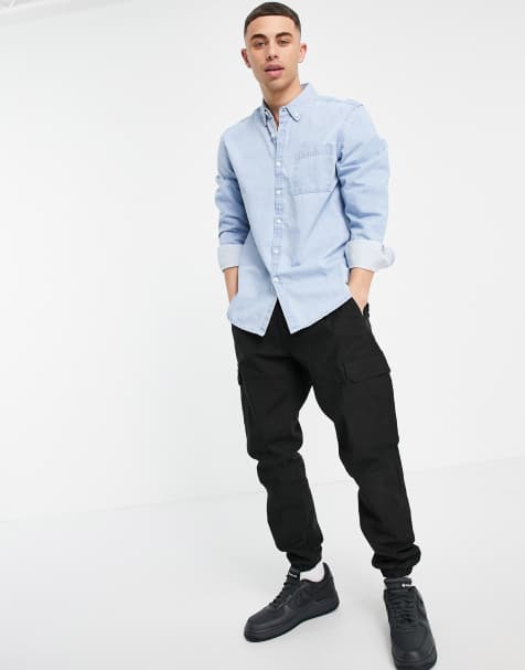Men S Denim Shirts Chambray Jeans Shirts Asos