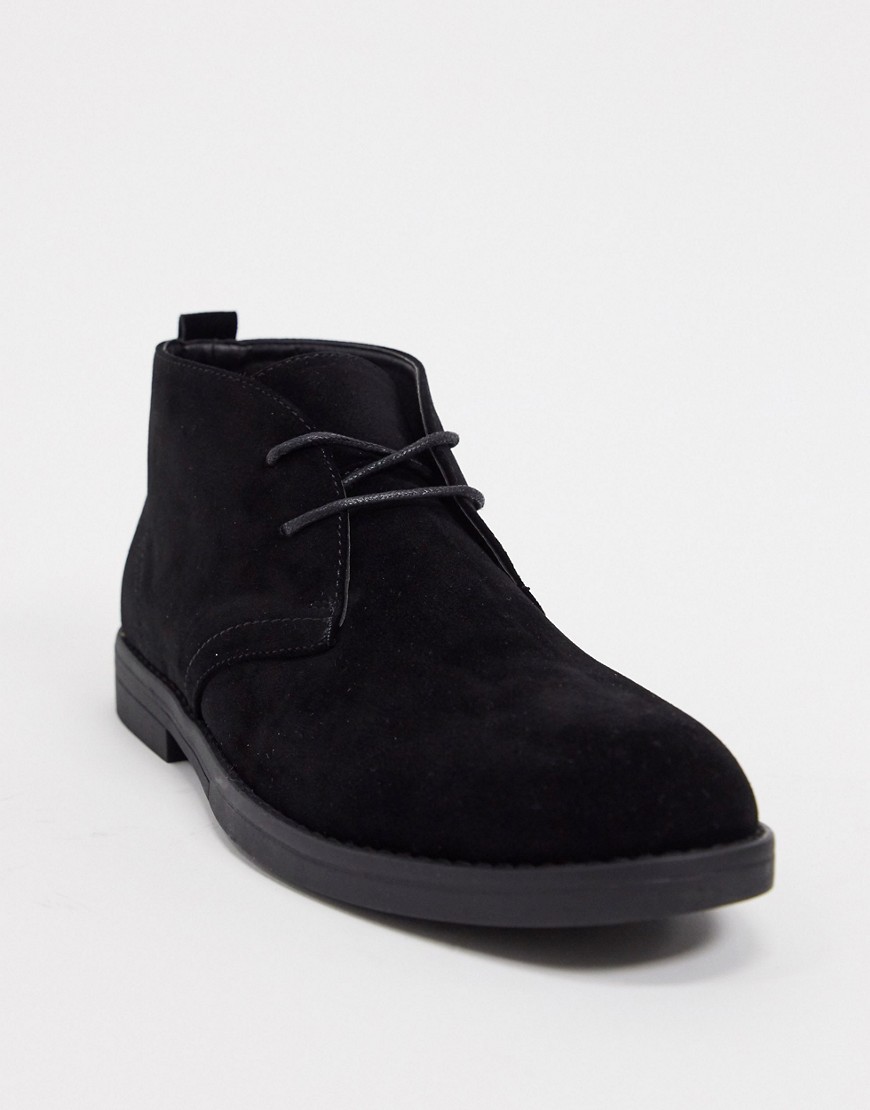 new look desert boot in black