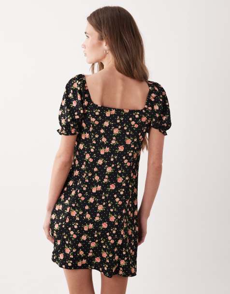 Black Floral Dresses & Black Flower Dresses | Maxi Black Floral Dresses |  ASOS