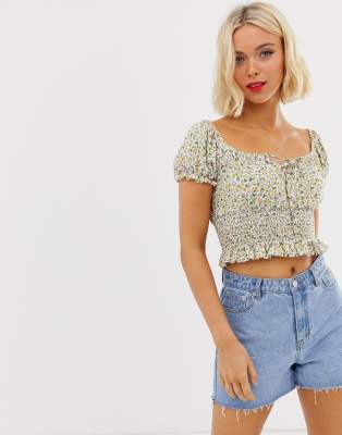 asos floral top