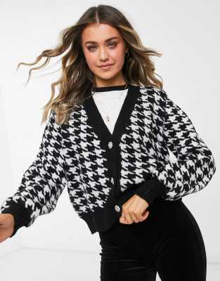 new look long black cardigan