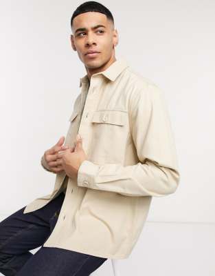 Cream on sale overshirt mens