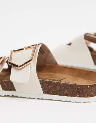 new look double strap sandals