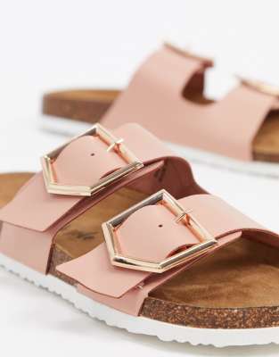 2 strap flat sandals