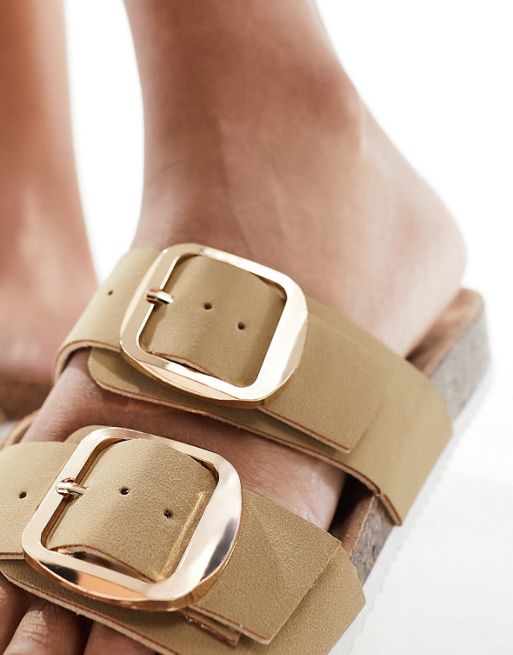 Capri Buckle Double Tanned Leather
