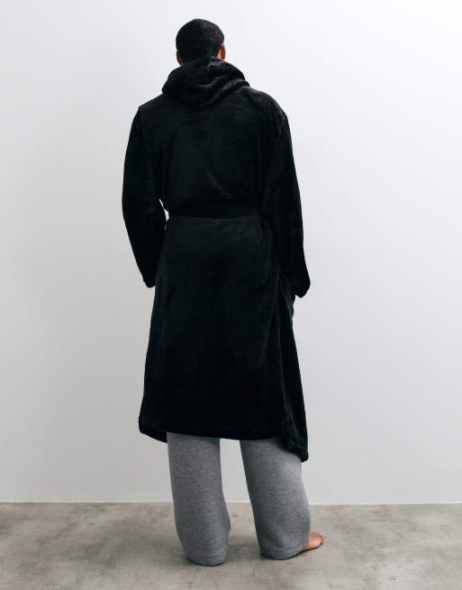 New Look dressing gown in black , 3 of 5