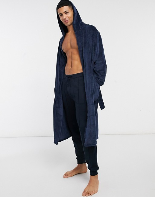 New Look dressing gown in navy