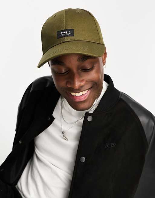 New Look embroidered cap in khaki | ASOS