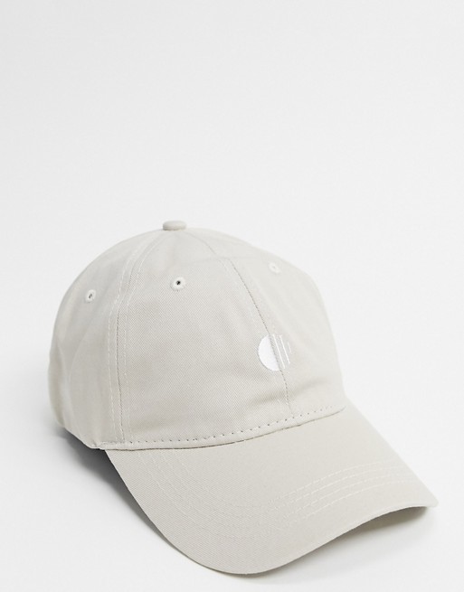 New Look embroidered six panel cap in stone