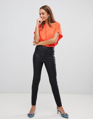 black coated emilee jeggings