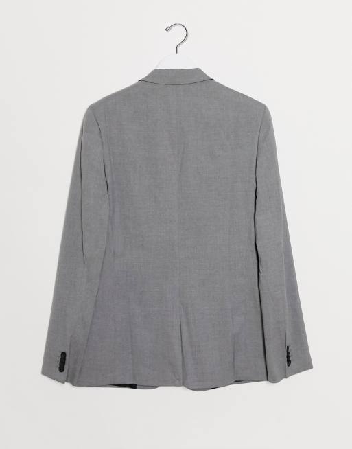 New Look – Enge Anzugjacke in Grau, 2 von 4