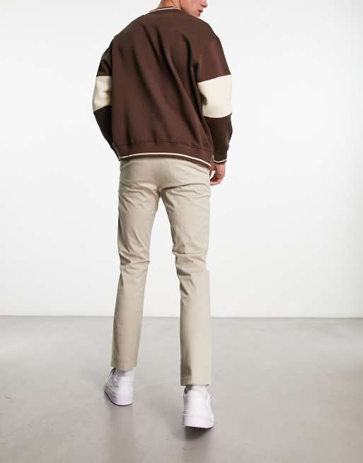 New Look – Enge Chinohose in Steingrau, 2 von 4