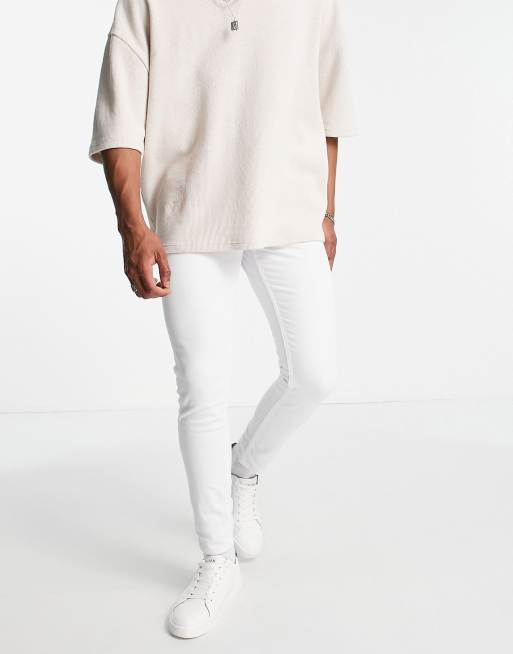 New Look – Enge Jeans in Weiß