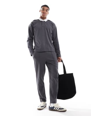 Robe J.Crew Ginny à Taille Empire Rayée Style Rugby - Gris Anthracite, Taille 2, Occasion Excellente