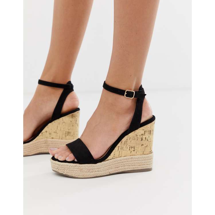 New look deals black espadrilles