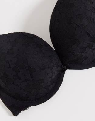 New Look essential lace push up bra in 