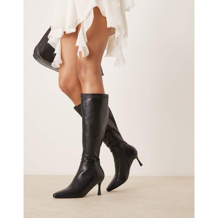 New look ladies knee high boots best sale