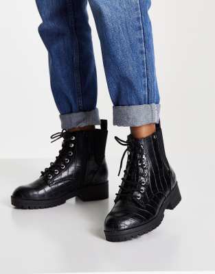 new look crocodile boots