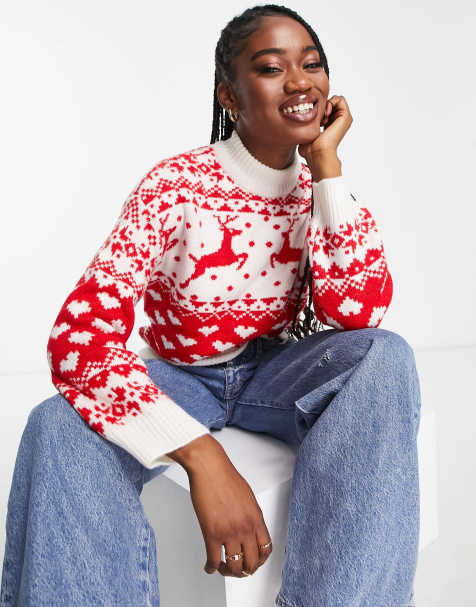 Women's Christmas Sweaters | Xmas Sweatshirts | ASOS