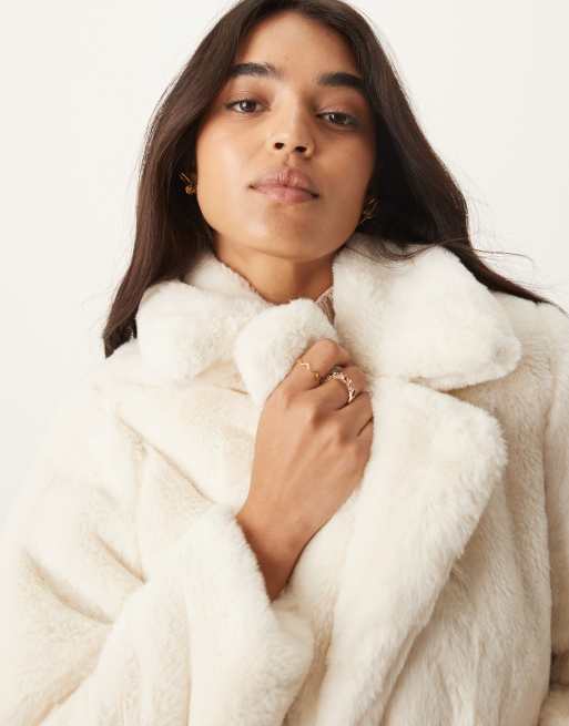 Asos new look fur coat hotsell