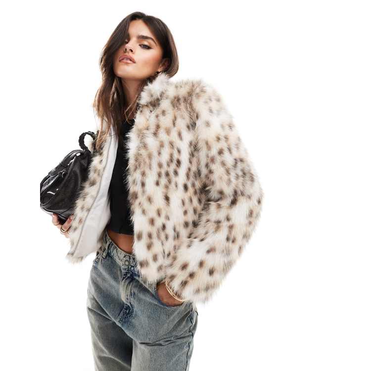 Leopard print fur coat new look hotsell