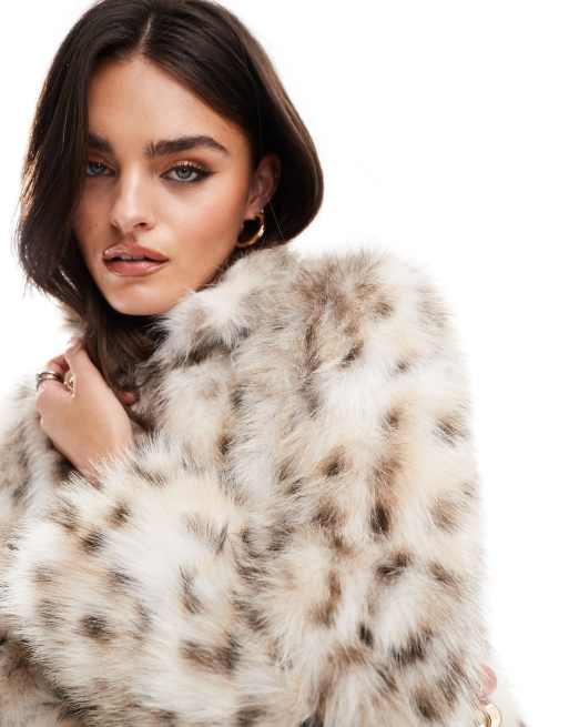 Asos new look fur coat best sale