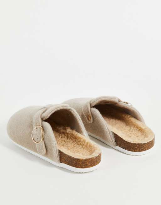 Slippers for womens new look hot sale